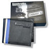 View Item Lambretta Mod Twin Racing Stripe Leather Wallet Black